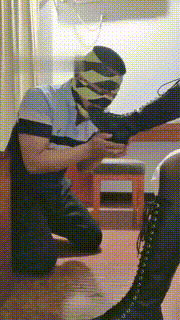 【冷酷爷】长靴黑丝蹂躏狗 bf11898