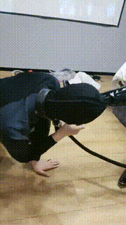 【青岛00后大学生】学生情侣主第一次调乖狗狗 bf11348