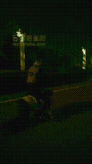 【妮可】夜间户外马路遛狗骑马 bf17158