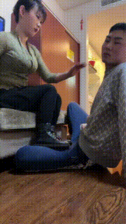 【年华】害羞学生主短靴全体重踩 bf23906