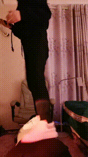 【傲雪】夜跑后原味鞋白袜气味辱 bf24635