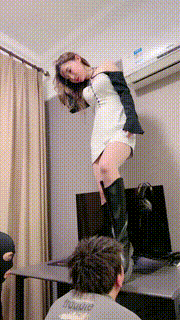 【领主老大】双M人体擦鞋器舔脏灰尘长靴 bf25677封面图