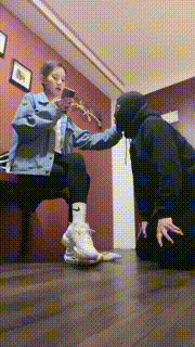 【秋秋】健身回来惩罚偷鞋的狗 bf27550