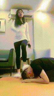 【嘉妮】毛拖鞋全体重踩踏碾压 bf27402