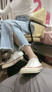 【漫漫】帆布鞋白袜 裸足凉鞋踩脚垫 bf27032封面图