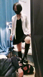 【路遥】双S交替混合虐滴蜡踩踏胶带套头窒息 【双视角版】bf26067_2