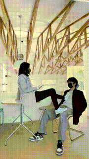 【小妮】咖啡厅帆布鞋踩狗 bf27806