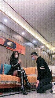 【禾末】剧情-深夜面试老师男皮衣皮靴踩虐藤条抽腿夹狗 bf26937