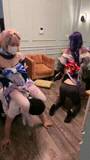 【楼遥】双S-cos女神-骑马骑脖子-闻丝袜脚【双视角版】bf28118_3