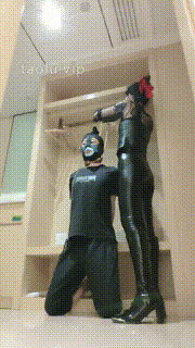 【多多】吊绑衣柜袜子塞嘴刑虐-衣架夹虐乳暴揍 bf28345