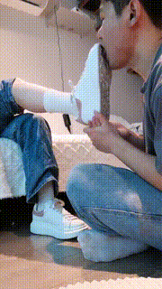 【南南S】小白鞋S-舔鞋底闻白袜-掐乳【完整版】 bf28915_2