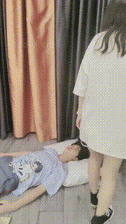 【子怡】高帮帆布鞋白袜全体重踩 bf30178封面图