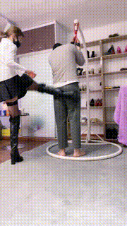 【冰诺】吊绑-长靴黑丝S重度踢踹狗 JS23062701封面图