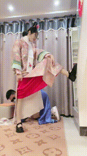 【嘉妮】娘娘惩罚小太监-转胯踩踏舔肉丝皮鞋 bf31391封面图