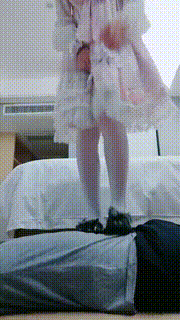 【羌爷】萝莉主白丝皮鞋-高跟全体重跳踩【完整版】 bf30973_2