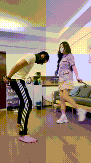 【奈奈生】反绑运动鞋踢踹鞭打闻袜子喝洗脚水 bf31756