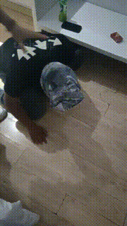 【最抗揍】双素人学生S-运动鞋黑棉袜踢踹闻舔 bf32401封面图