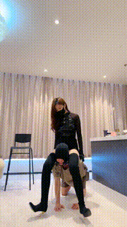 【美美子】过膝靴暴力踢裆胯下耳光羞辱高跟虐舌插嘴【完整版】 bf31510_2