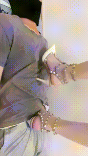 【子琳女王】铆钉高跟全体重踩踏 bf33304